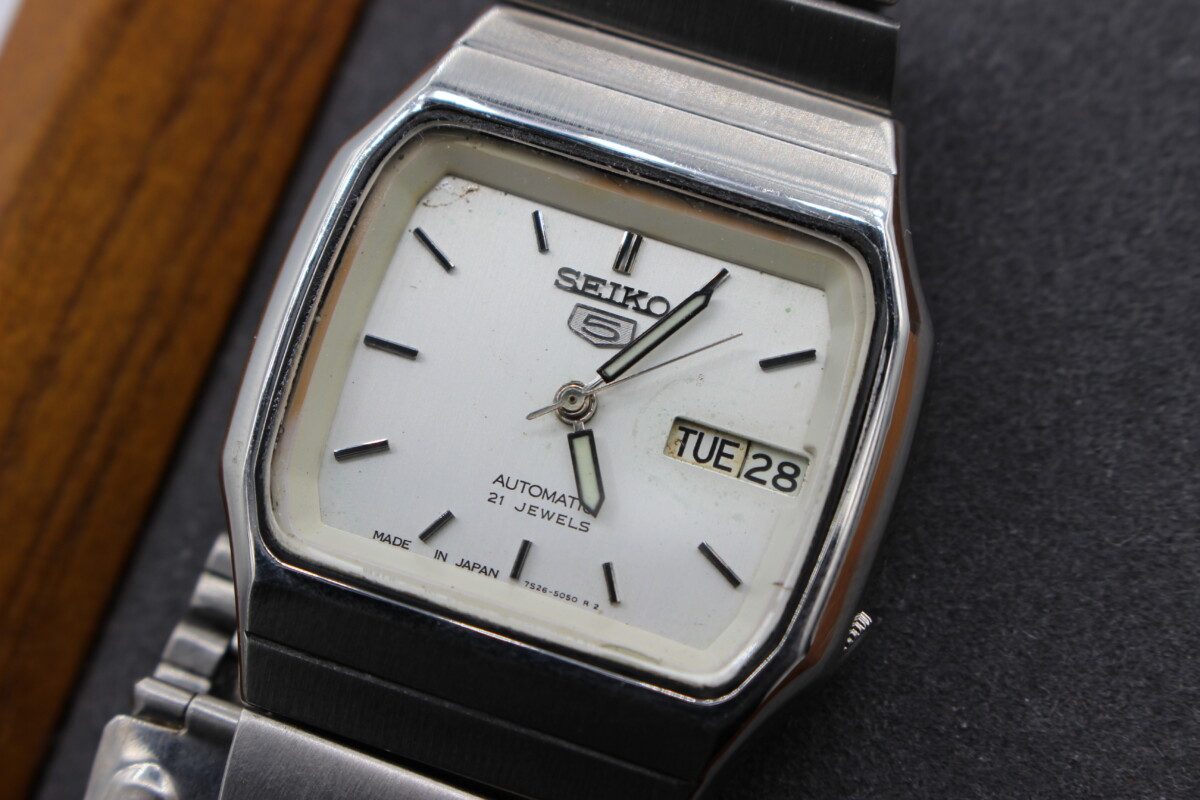 Vintage Seiko 5 Automatic Day Date Watch 7s26 Vics Vintage Watches