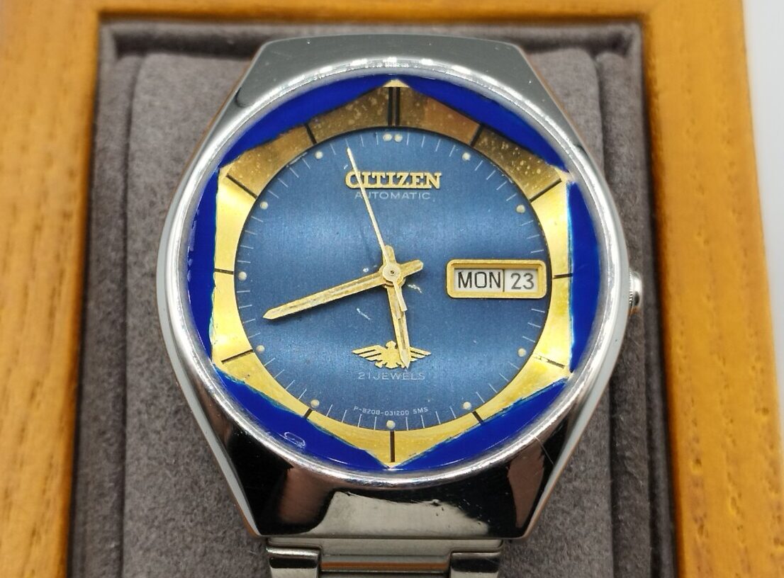 Citizen Eagle 7 Sea Blue Automatic Vintage Day-Date | Vics Vintage 